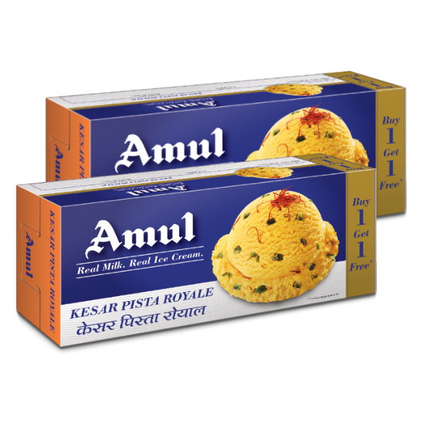 AMUL Combo Pack Kesar Pista Royale