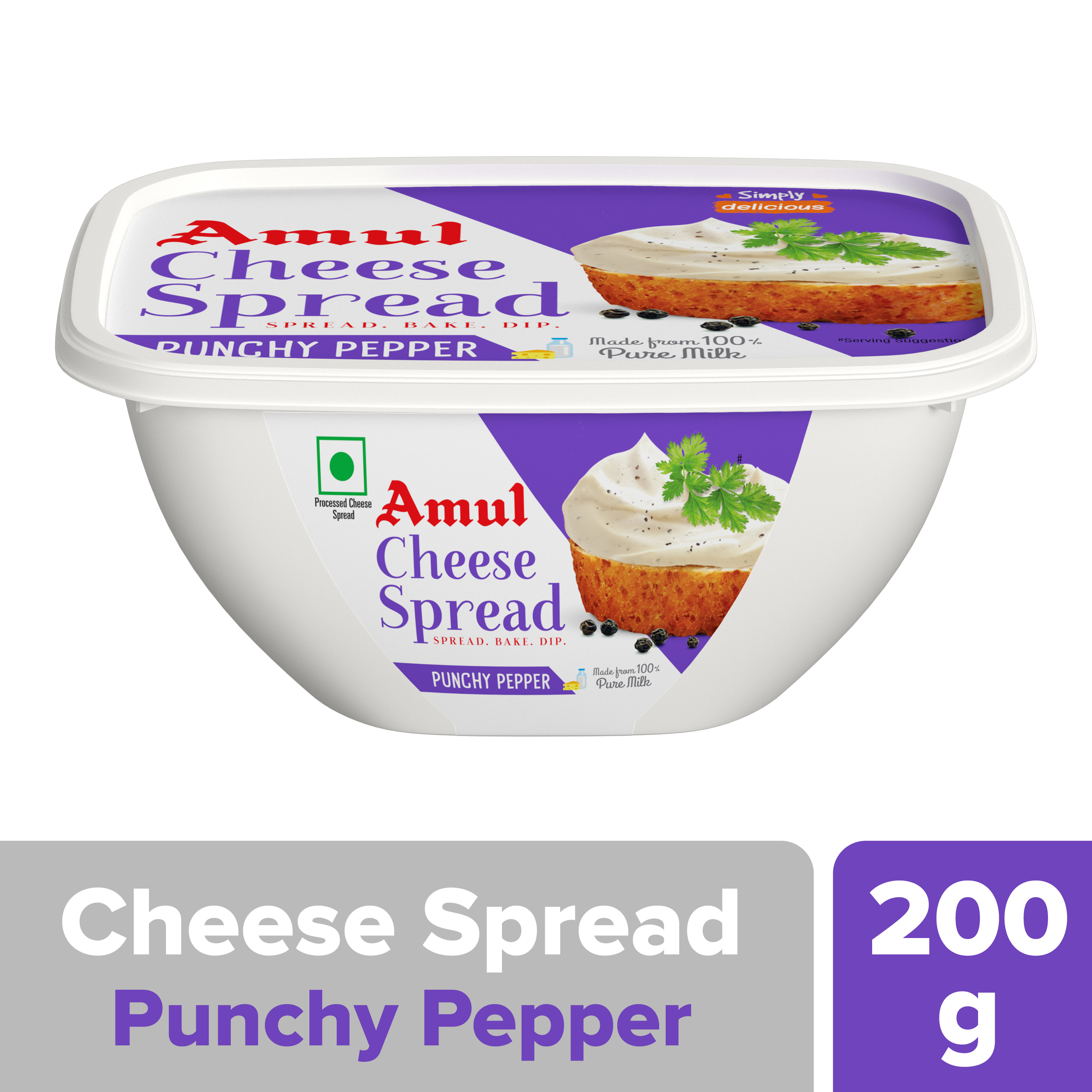 Amul Cheese Spread Punchy Pepper