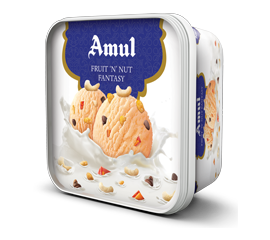 Amul 1 lit tub Fruit N Nut Fantasy