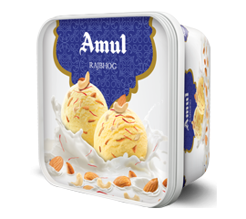 Amul 1 lit tub Rajbhog